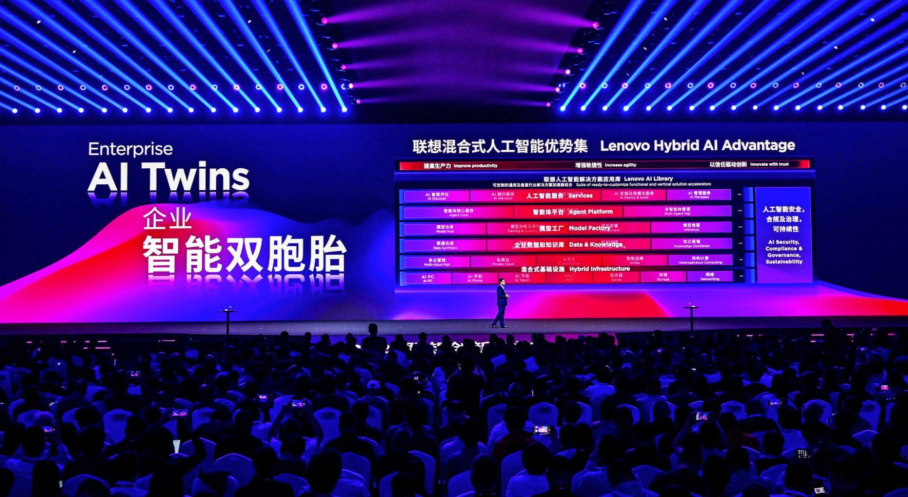 聯(lián)想發(fā)布超級(jí)智能體矩陣 開(kāi)啟AI全面滲透人類生活新紀(jì)元